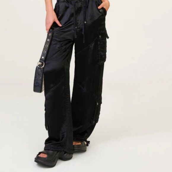 Compass Wave High-Heel Bumper Sandal In Black - Size 7/37 24cm - Picture 5 of 7